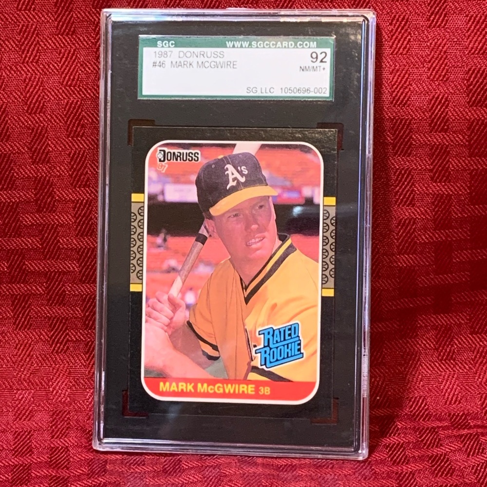 1987 Donruss Mark McGwire Rookie Card